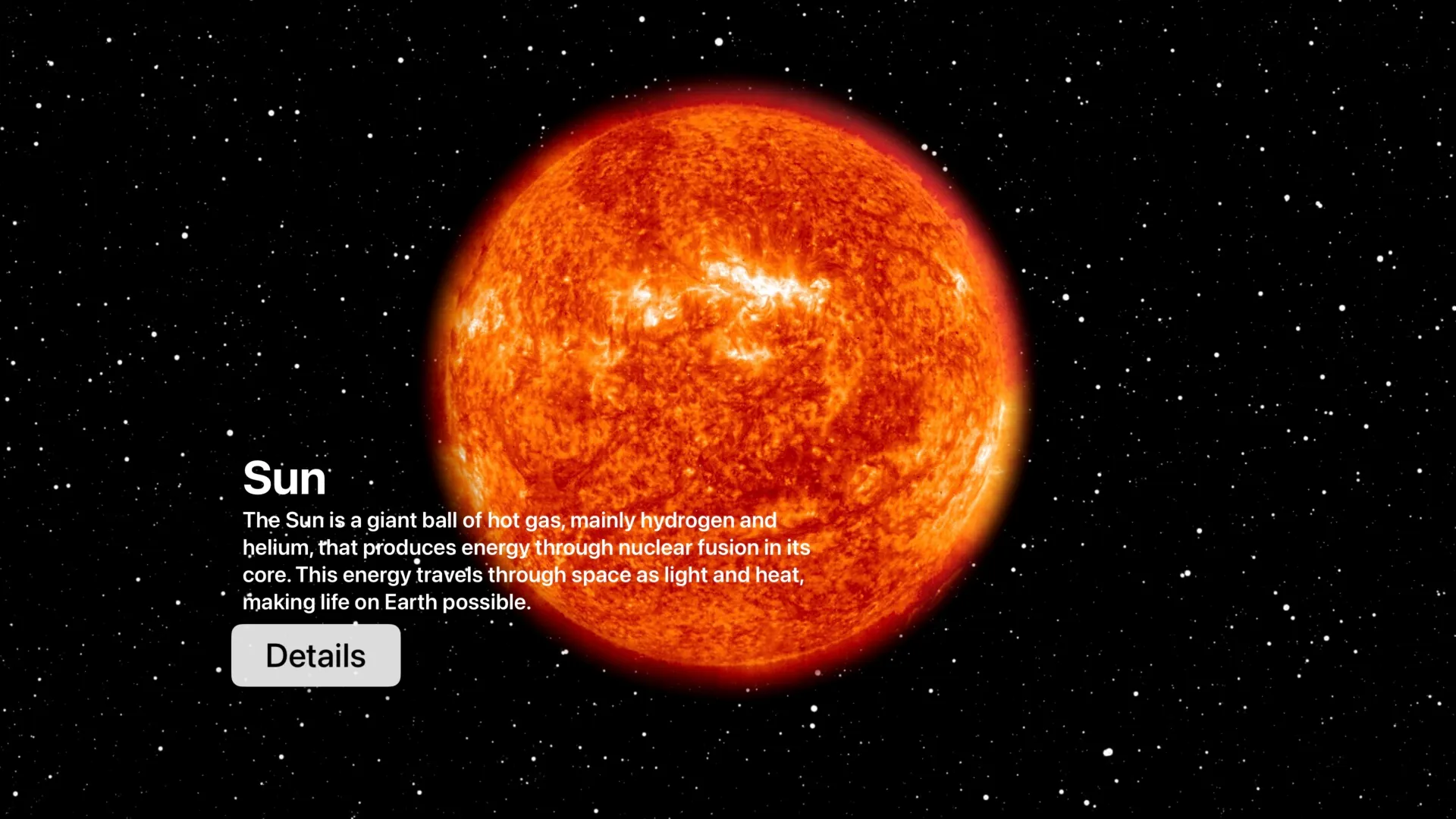 The sun