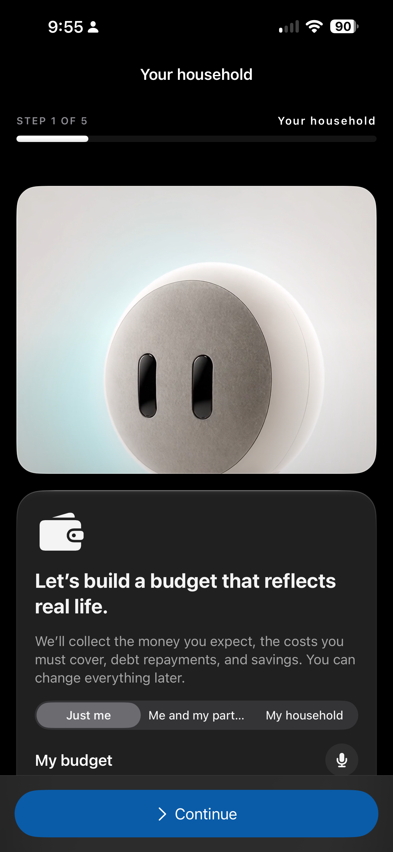 Robobudget app screenshot 2